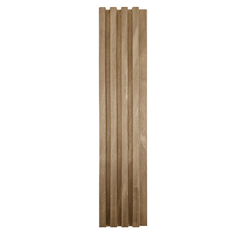 PROSAUNAS Thermo-Aspen Groove-S 1" x 3" x 5' Natural Aspen Wood Tongue & Groove Sauna Wall Paneling