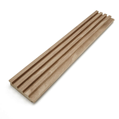 PROSAUNAS Thermo-Aspen Groove-S 1" x 3" x 10' Natural Aspen Wood Tongue & Groove Sauna Wall Paneling