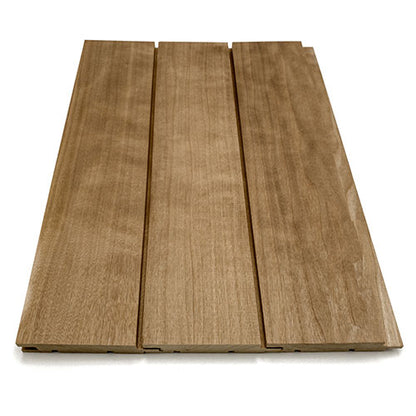 PROSAUNAS Thermo-Aspen 1" x 4" x 6' Natural Aspen Wood Tongue & Groove, STS4 Profile Sauna Wall Panelling