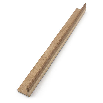PROSAUNAS Thermo-Aspen 2" x 2" x 8' Natural Thermo-Aspen Wood VA Profile, Outside Corner Trim Angle Moulding
