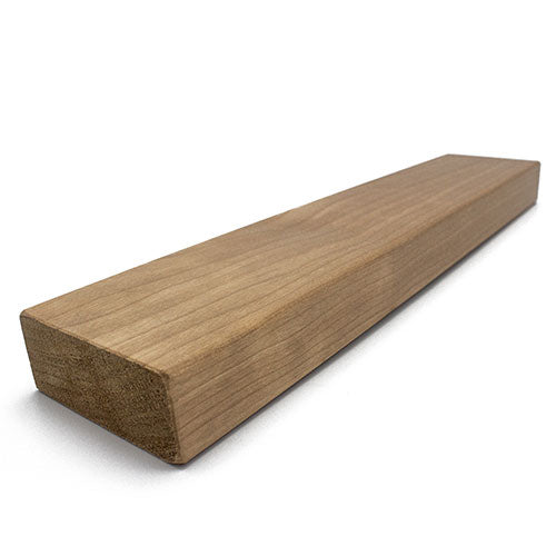 PROSAUNAS Thermo-Aspen 2" x 3" x 1' Natural Aspen Wood Smooth 4 Sides, Eased Edges, Square-Edge Hidden Profile Sauna Bench Material