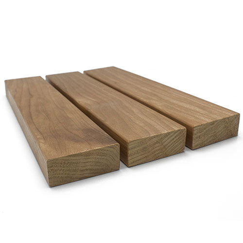 PROSAUNAS Thermo-Aspen 2" x 3" x 1' Natural Aspen Wood Smooth 4 Sides, Eased Edges, Square-Edge Hidden Profile Sauna Bench Material