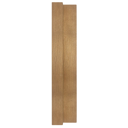 PROSAUNAS Thermo-Aspen Grace 2" x 3" x 8' Natural Aspen Wood Tongue & Groove, STS4 Profile Sauna Wall Panelling