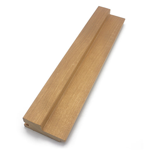PROSAUNAS Thermo-Aspen Grace 2" x 3" x 6' Natural Aspen Wood Tongue & Groove, STS4 Profile Sauna Wall Panelling