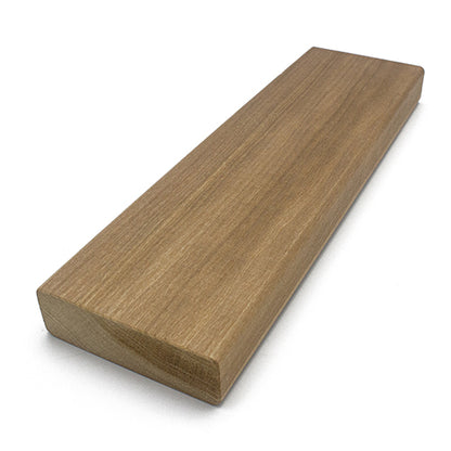 PROSAUNAS Thermo-Aspen 2" x 4" x 3' Natural Aspen Wood Smooth 4 Sides Eased Edges, SHP Profile Sauna Bench Material