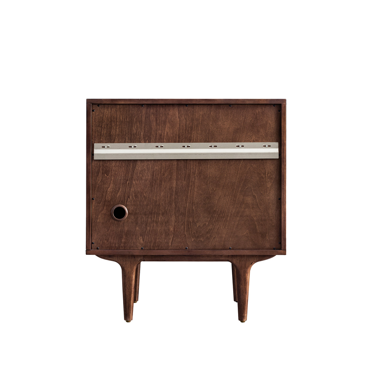 James Martin Vanities Amberly 30" Mid-Century Walnut Single Vanity With 3 CM Tajnar Eclos Top