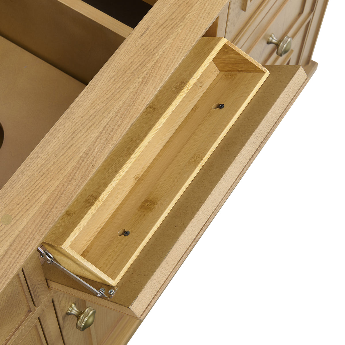 James Martin Vanities Lorelai 48" Light Natural Oak Single Vanity Light