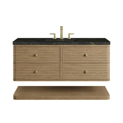 James Martin Vanities Allamari 48" Dune Mist Single Vanity With 3 CM Phantome Eclos Top