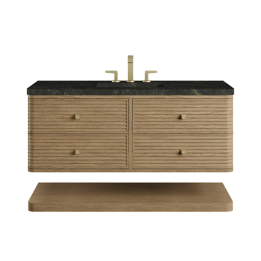 James Martin Vanities Allamari 48" Dune Mist Single Vanity With 3 CM Phantome Eclos Top