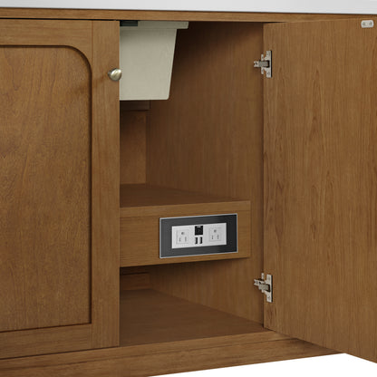 James Martin Vanities Laurent 60" Honey Oak Single Vanity Cabinet