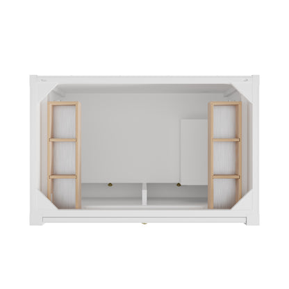 James Martin Vanities Bellshire 36" Bright White Single Vanity With 3 CM Phantome Eclos Top