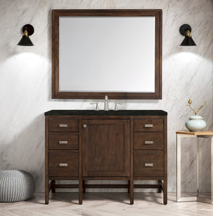 James Martin Vanities Addison 48" Mid-Century Acacia Single Vanity With 3 CM Phantome Eclos Top