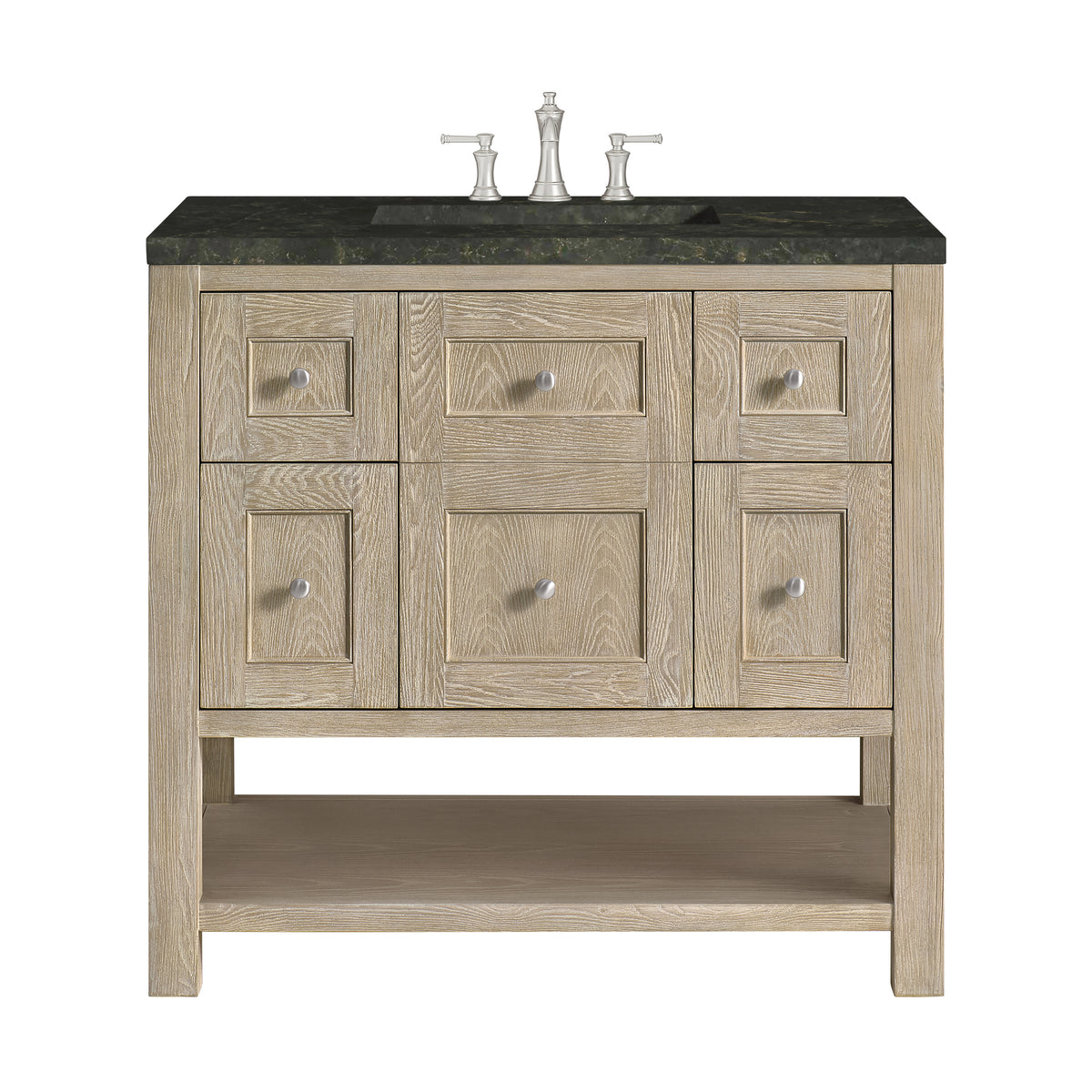 James Martin Vanities Breckenridge 36" Whitewashed Oak Single Vanity With 3cm Phantome Eclos Top