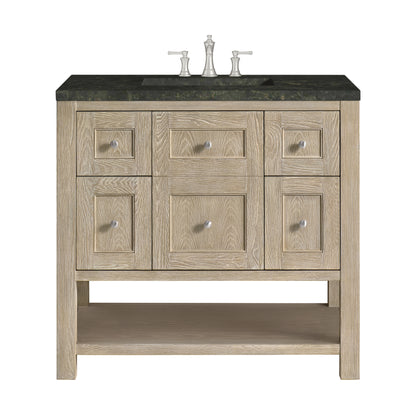 James Martin Vanities Breckenridge 36" Whitewashed Oak Single Vanity With 3cm Phantome Eclos Top