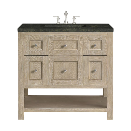 James Martin Vanities Breckenridge 36" Whitewashed Oak Single Vanity With 3cm Phantome Eclos Top