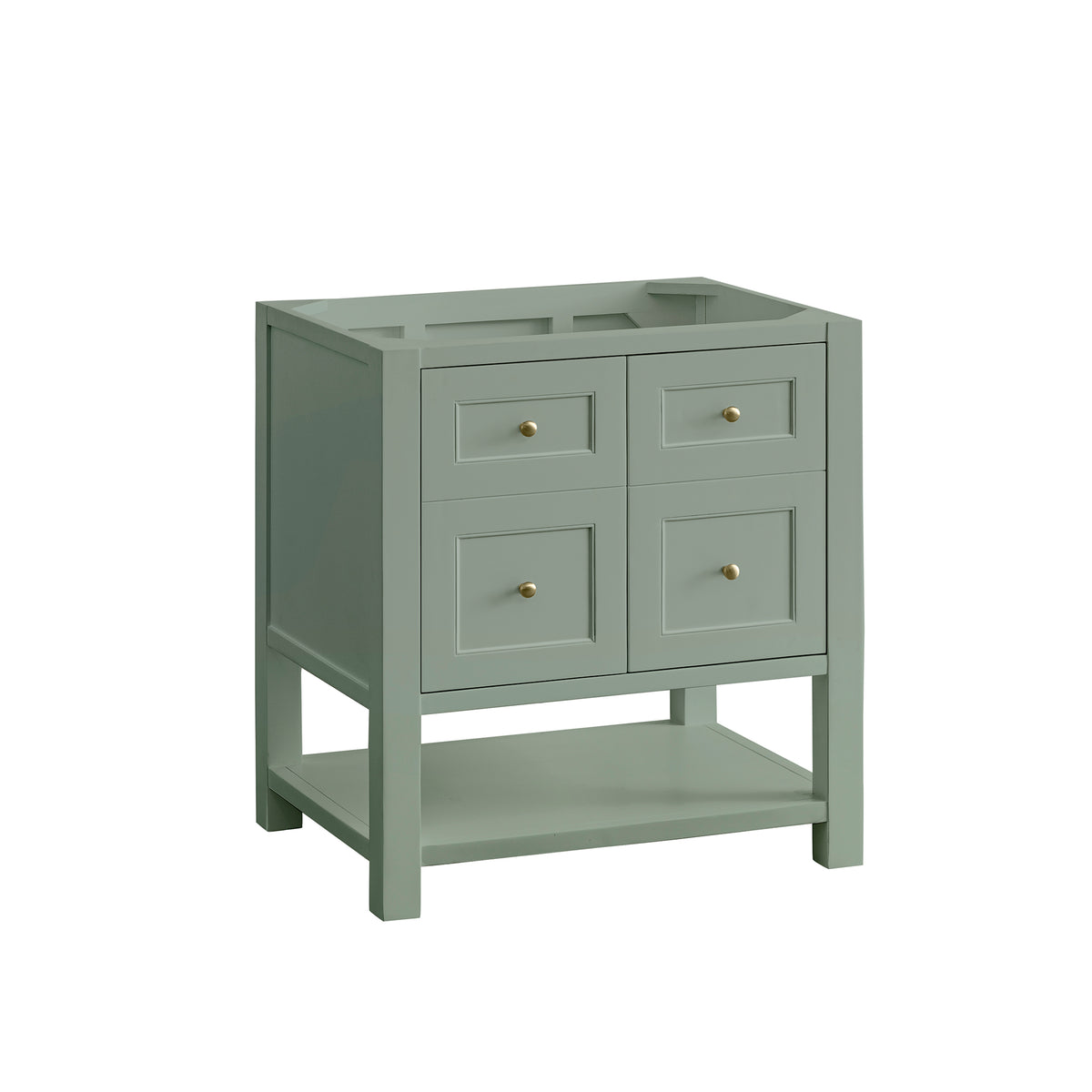 James Martin Vanities Breckenridge 30" Smokey Celadon Single Vanity With 3cm Phantome Eclos Top