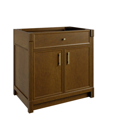 James Martin Vanities Bellshire 36" Honey Oak Single Vanity With 3 CM Phantome Eclos Top