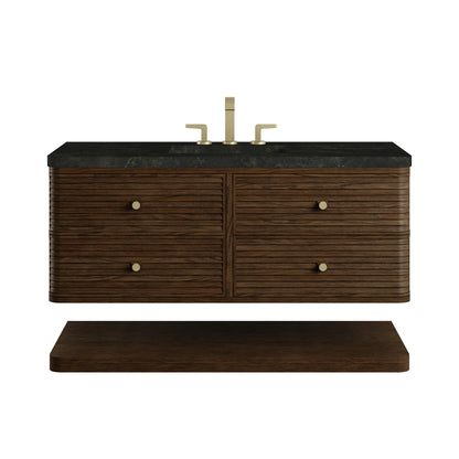 James Martin Vanities Allamari 48" Sable Single Vanity With 3 CM Phantome Eclos Top