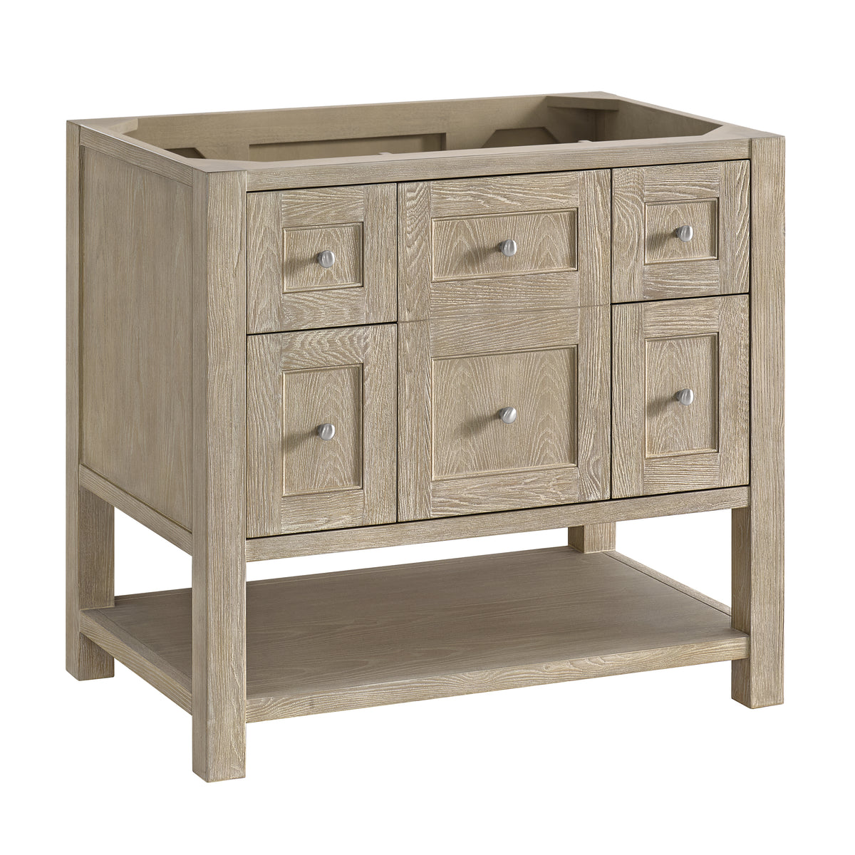 James Martin Vanities Breckenridge 36" Whitewashed Oak Single Vanity With 3cm Phantome Eclos Top