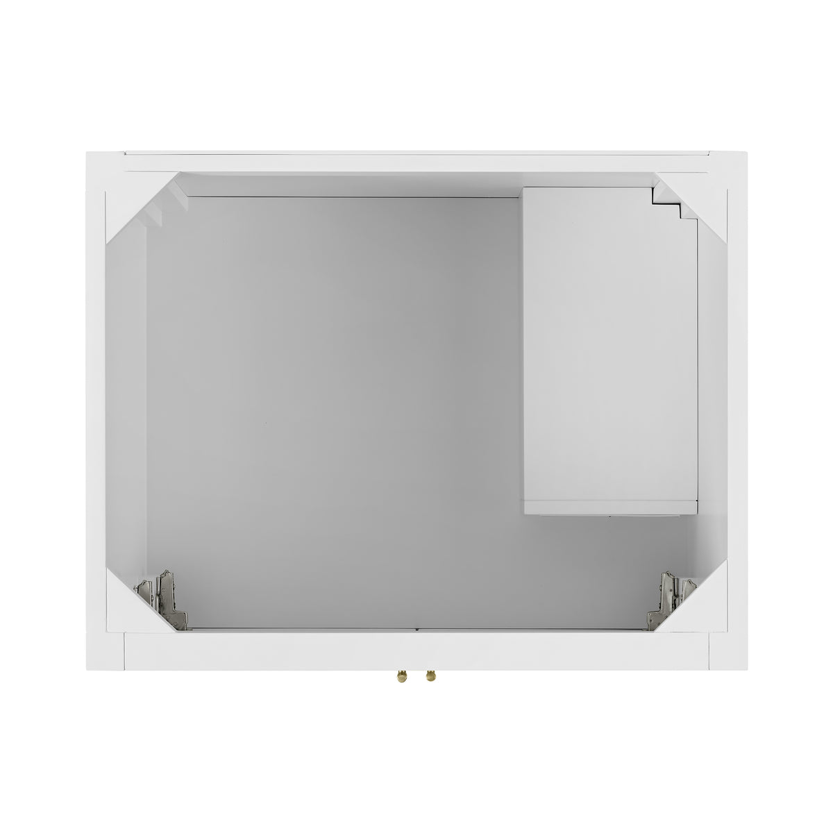 James Martin Vanities Myrrin 30" Bright White Single Vanity Cabinet