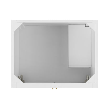 James Martin Vanities Myrrin 30" Bright White Single Vanity Cabinet