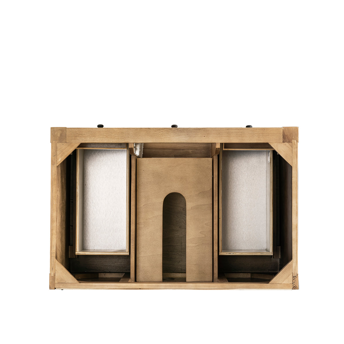 James Martin Vanities Breckenridge 36" Light Natural Oak Single Vanity With 3cm Siberian Silestone Top