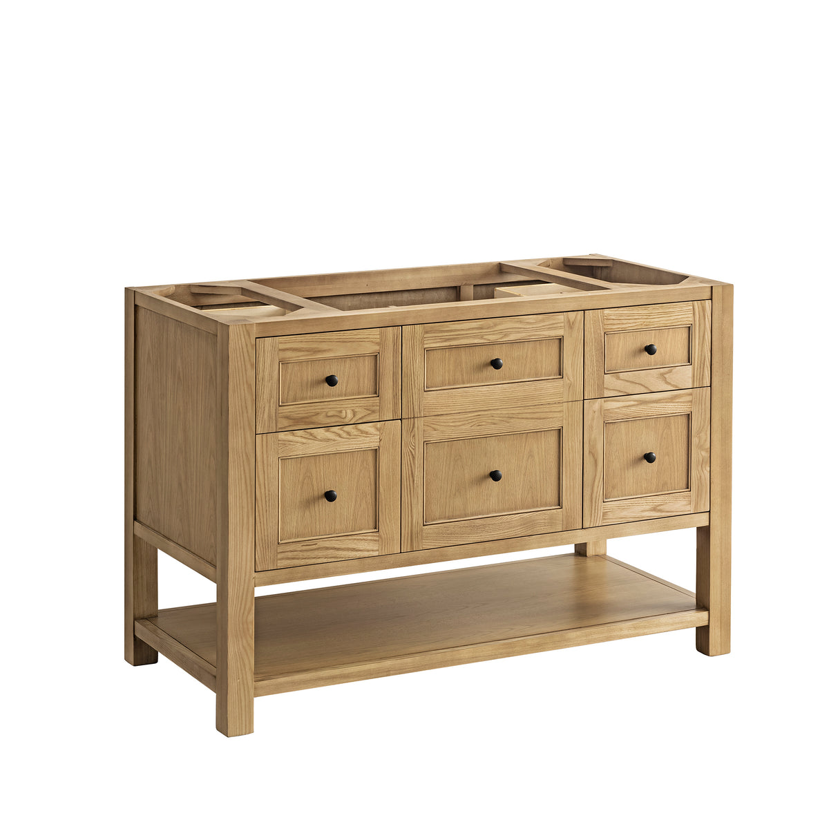 James Martin Vanities Breckenridge 48" Light Natural Oak Single Vanity With 3cm Tajnar Eclos Top and FreePower Wireless Charger