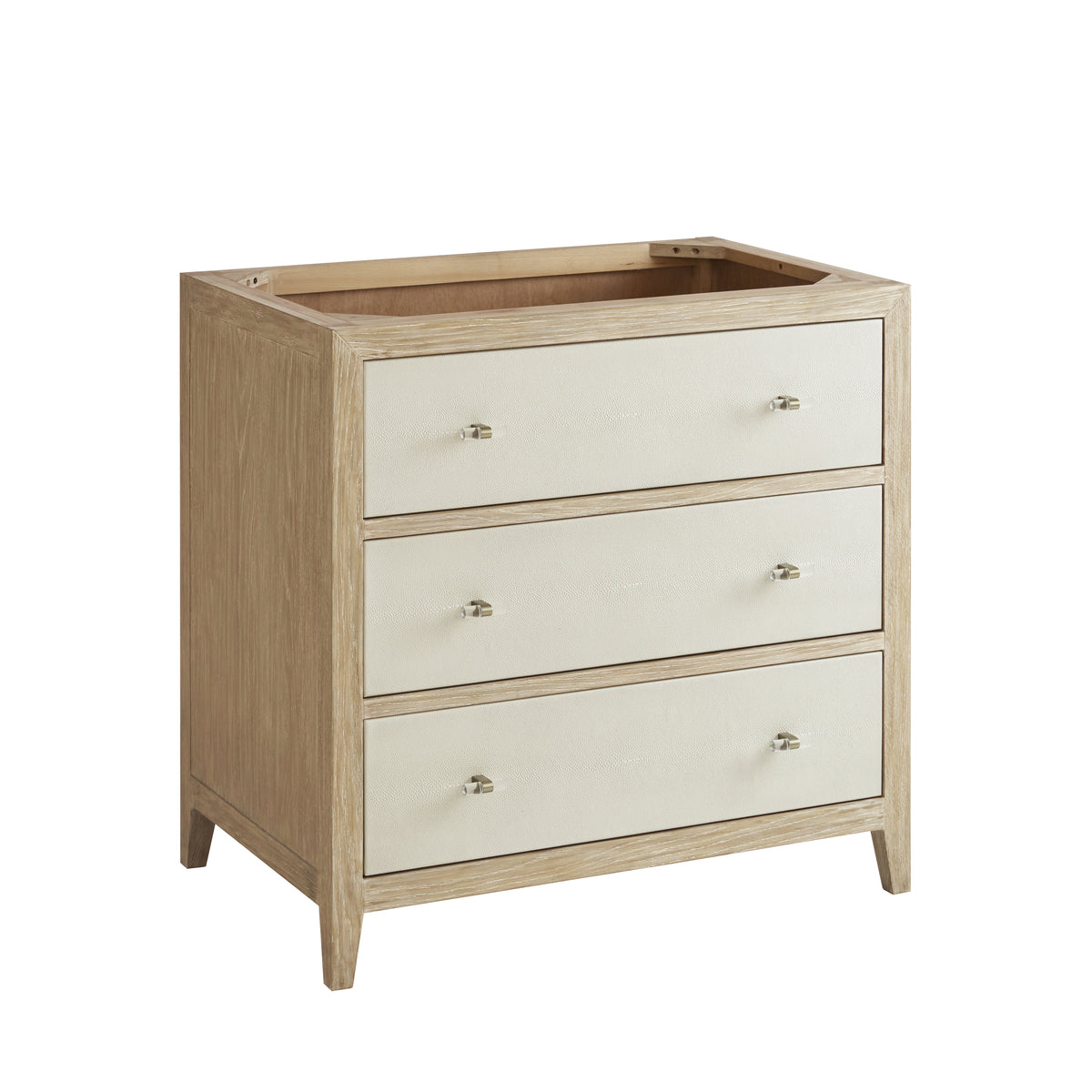 James Martin Vanities Celeste 36" Sunwashed Oak with Embossed Shagreen Single Vanity With 3 CM Tajnar Eclos Top