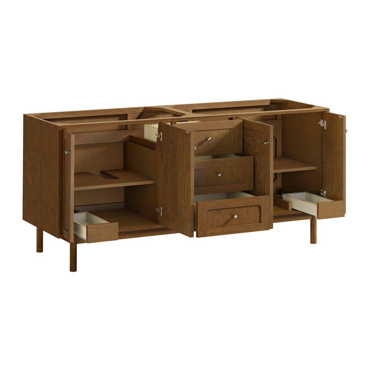 James Martin Vanities Laurent 72" Honey Oak Double Vanity Cabinet