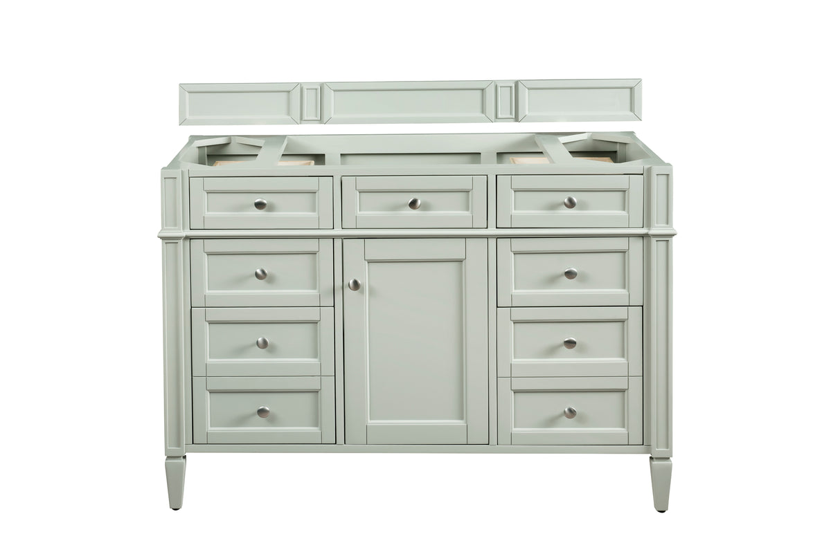 James Martin Vanities Brittany 48" Sage Green Single Vanity With 3 CM Phantome Eclos Top