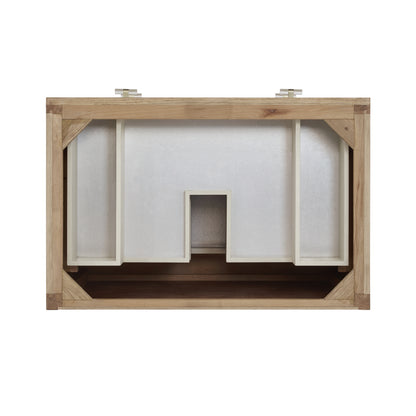 James Martin Vanities Celeste 36" Sunwashed Oak with Embossed Shagreen Single Vanity With 3 CM Phantome Eclos Top