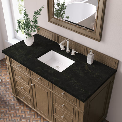 James Martin Vanities Bristol 48" Saddle Brown Single Vanity With 3 CM Phantome Eclos Top