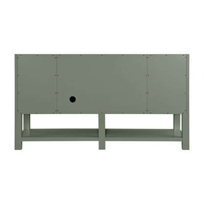 James Martin Vanities Breckenridge 60" Smokey Celadon Single Vanity With 3cm Phantome Eclos Top
