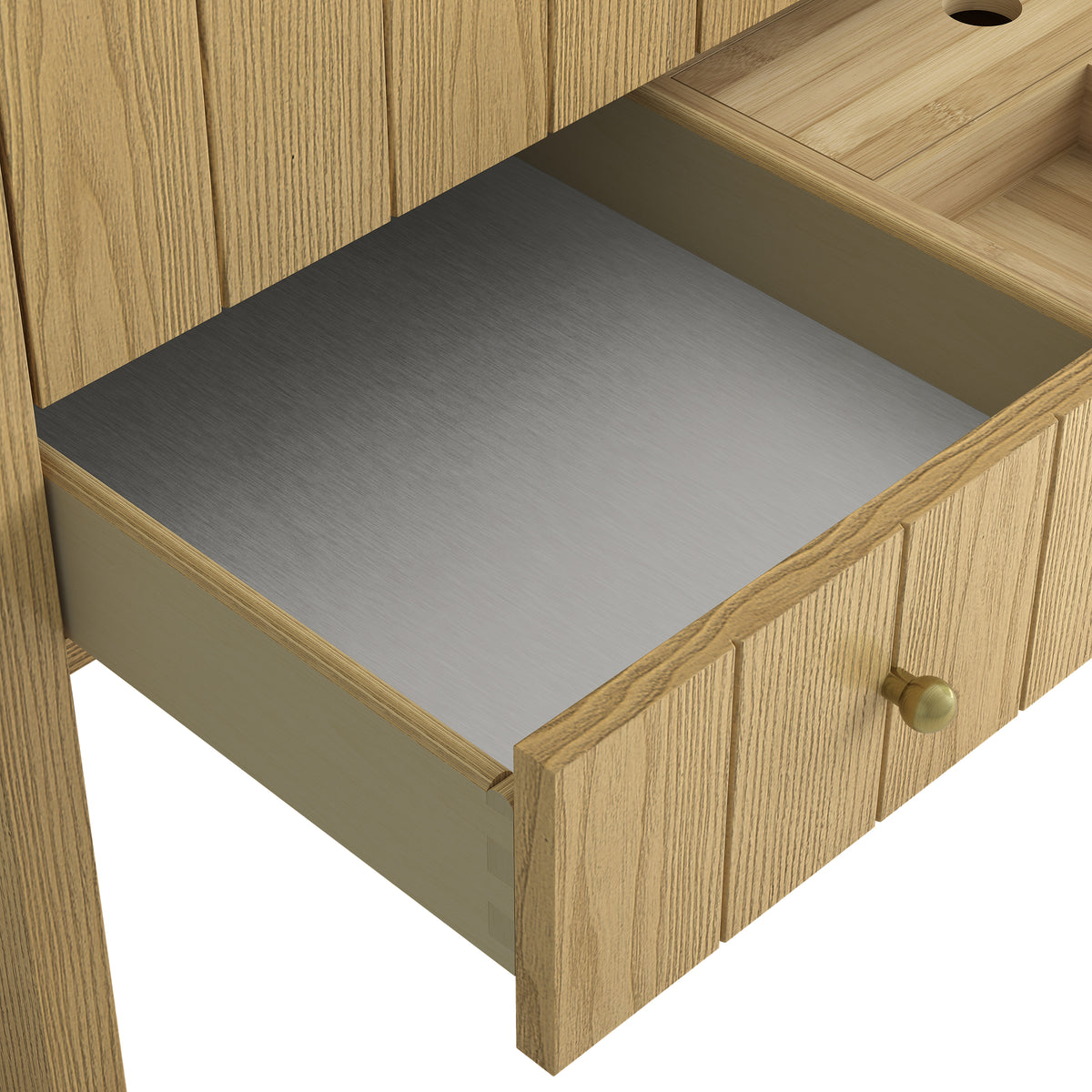James Martin Vanities Hudson 30" Light Natural Oak Single Vanity Cabinet