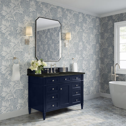 James Martin Vanities Brittany 48" Victory Blue Single Vanity With 3 CM Phantome Eclos Top