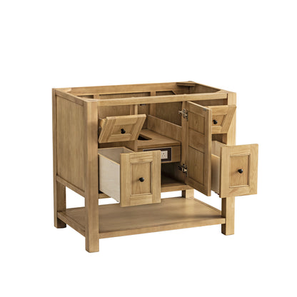 James Martin Vanities Breckenridge 36" Light Natural Oak Single Vanity With 3cm Tajnar Eclos Top