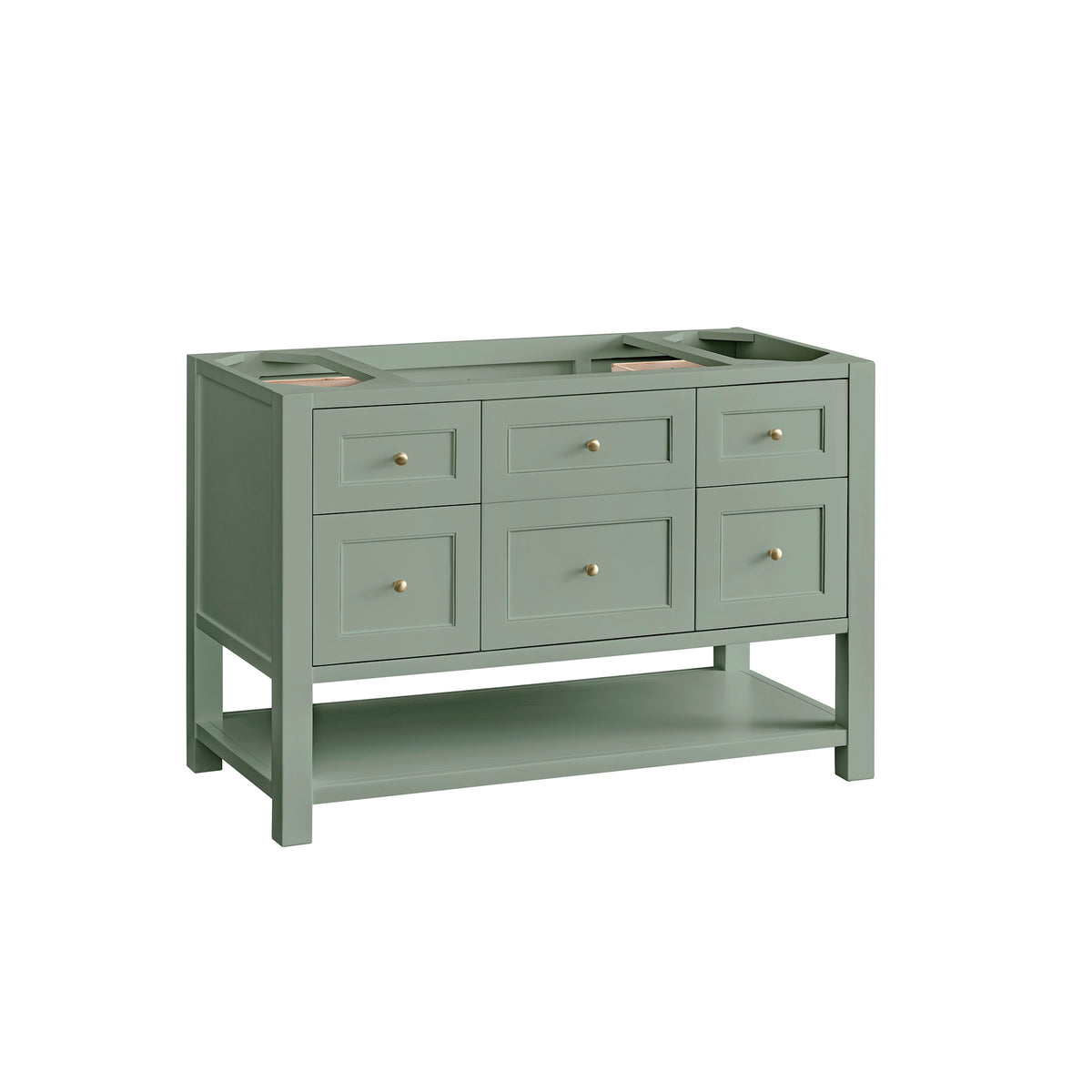 James Martin Vanities Breckenridge 48" Smokey Celadon Single Vanity With 3cm Phantome Eclos Top