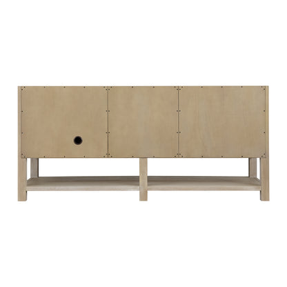 James Martin Vanities Breckenridge 72" Serenity Blue Double Vanity With 3cm Phantome Eclos Top