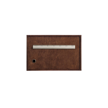 James Martin Vanities Amberly 36" Mid-Century Walnut Single Vanity With 3 CM Tajnar Eclos Top