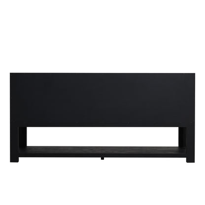 James Martin Vanities Lucian 72" Carbon Oak Double Vanity Carbon