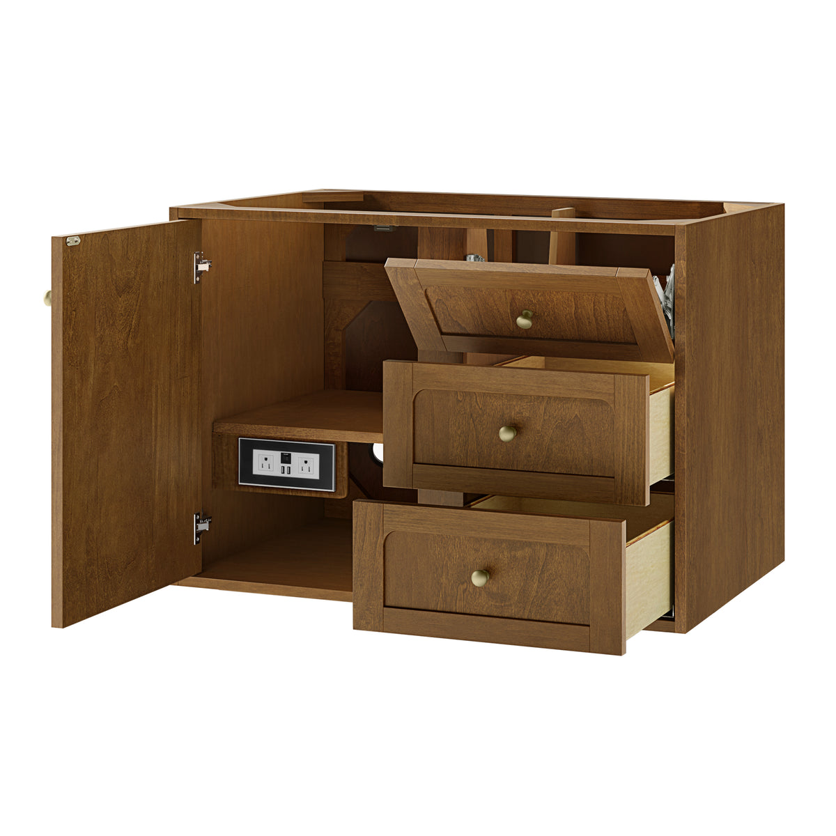 James Martin Vanities Laurent 36" Honey Oak Single Vanity Cabinet