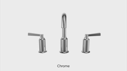 Lulani St. Lucia 8" Widespread Chrome Bathroom Faucet
