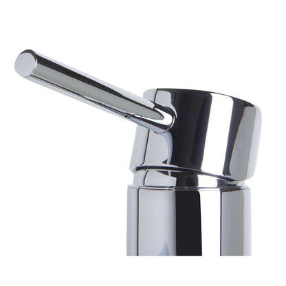 ALFI Brand AB1023-PC Polished Chrome Vessel Round Spout Brass Bathroom Sink Faucet With Single Lever