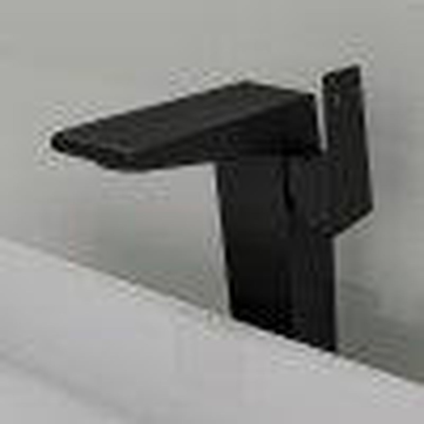ALFI Brand AB1475-BM Black Matte Vessel Square Spout Brass Bathroom Sink Faucet With Single Lever