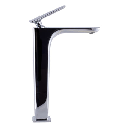 ALFI Brand AB1778-PC Polished Chrome Vessel Spout Brass Bathroom Sink Faucet With Single Lever