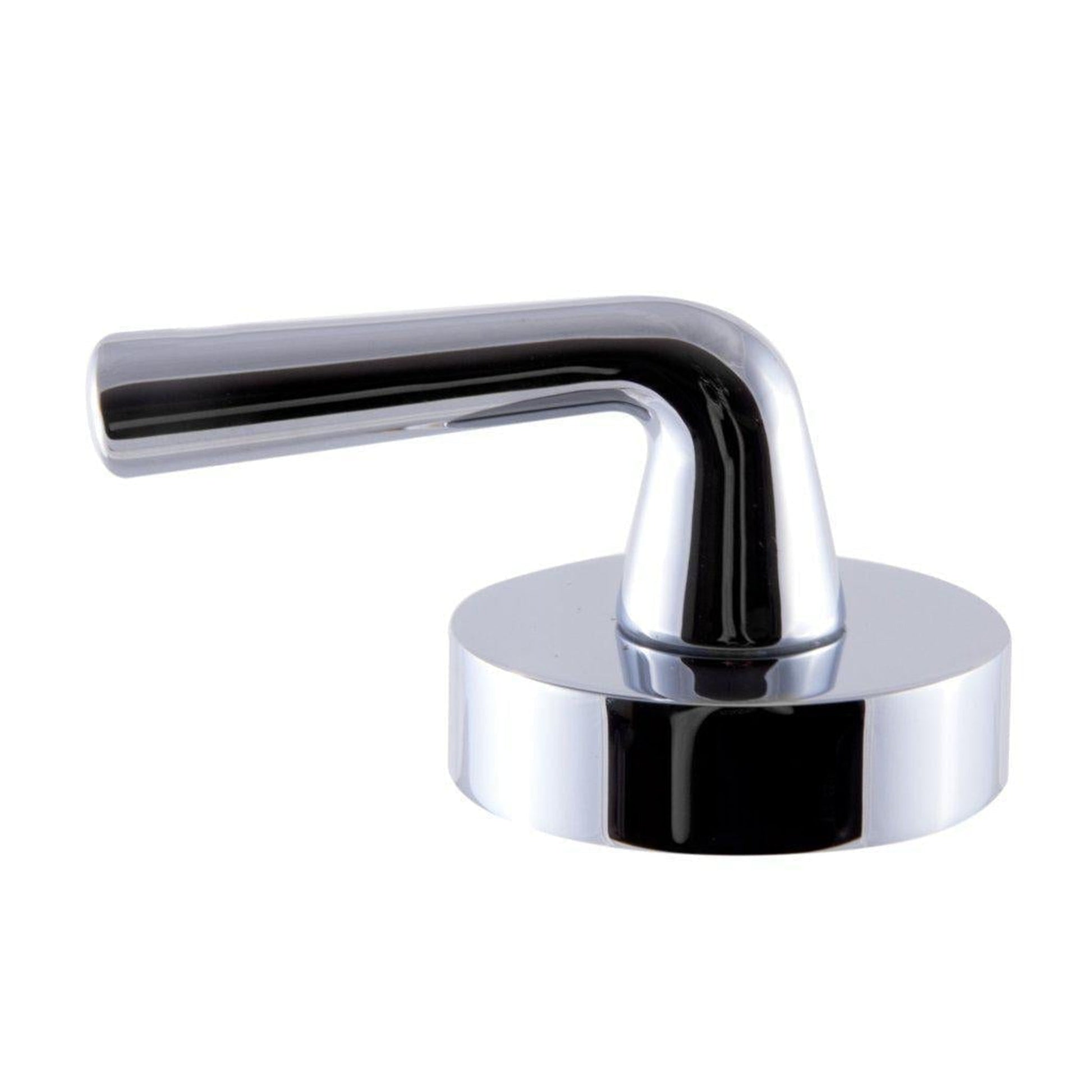 ALFI Brand AB1790-PC Polished Chrome Widespread Cone Waterfall Spout Brass Bathroom Sink Faucet With Two Lever Handles