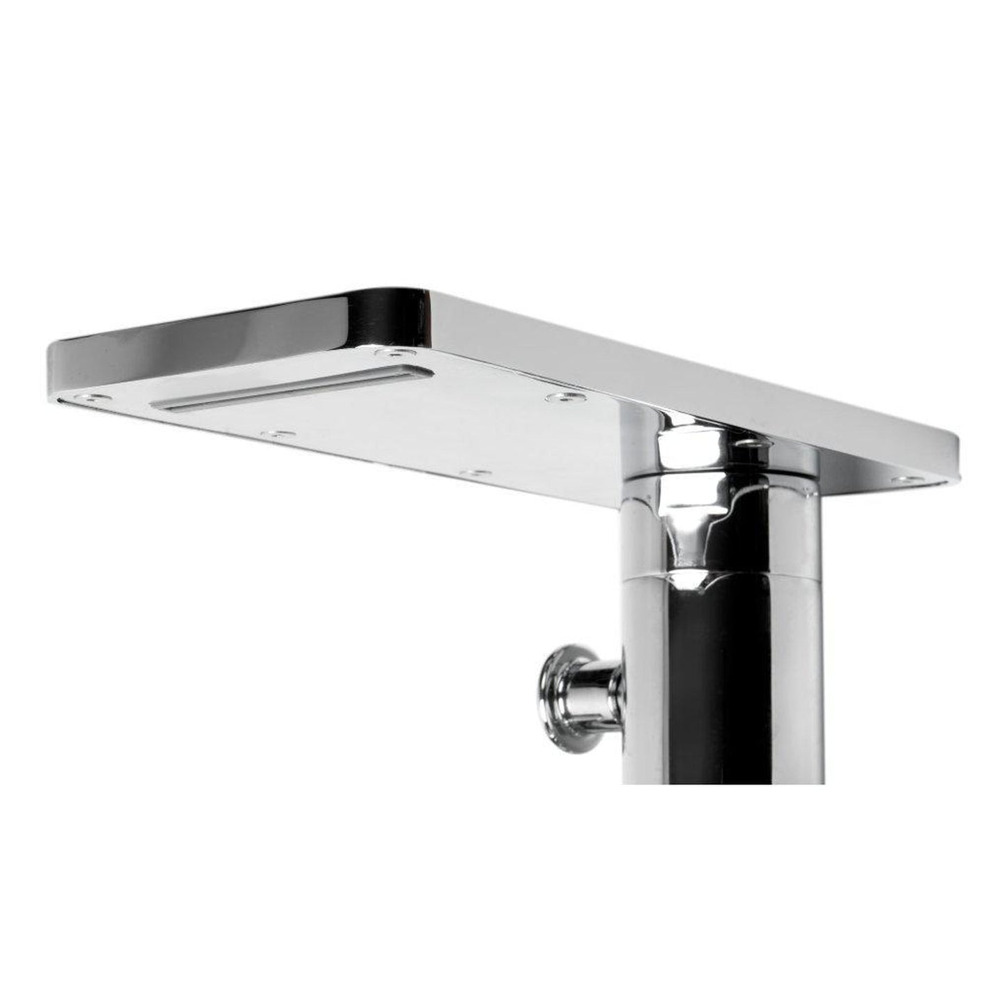 ALFI Brand AB2875-PC Polished Chrome Freestanding Floor Mounted Bath Tub Filler With Hand Held Shower Head