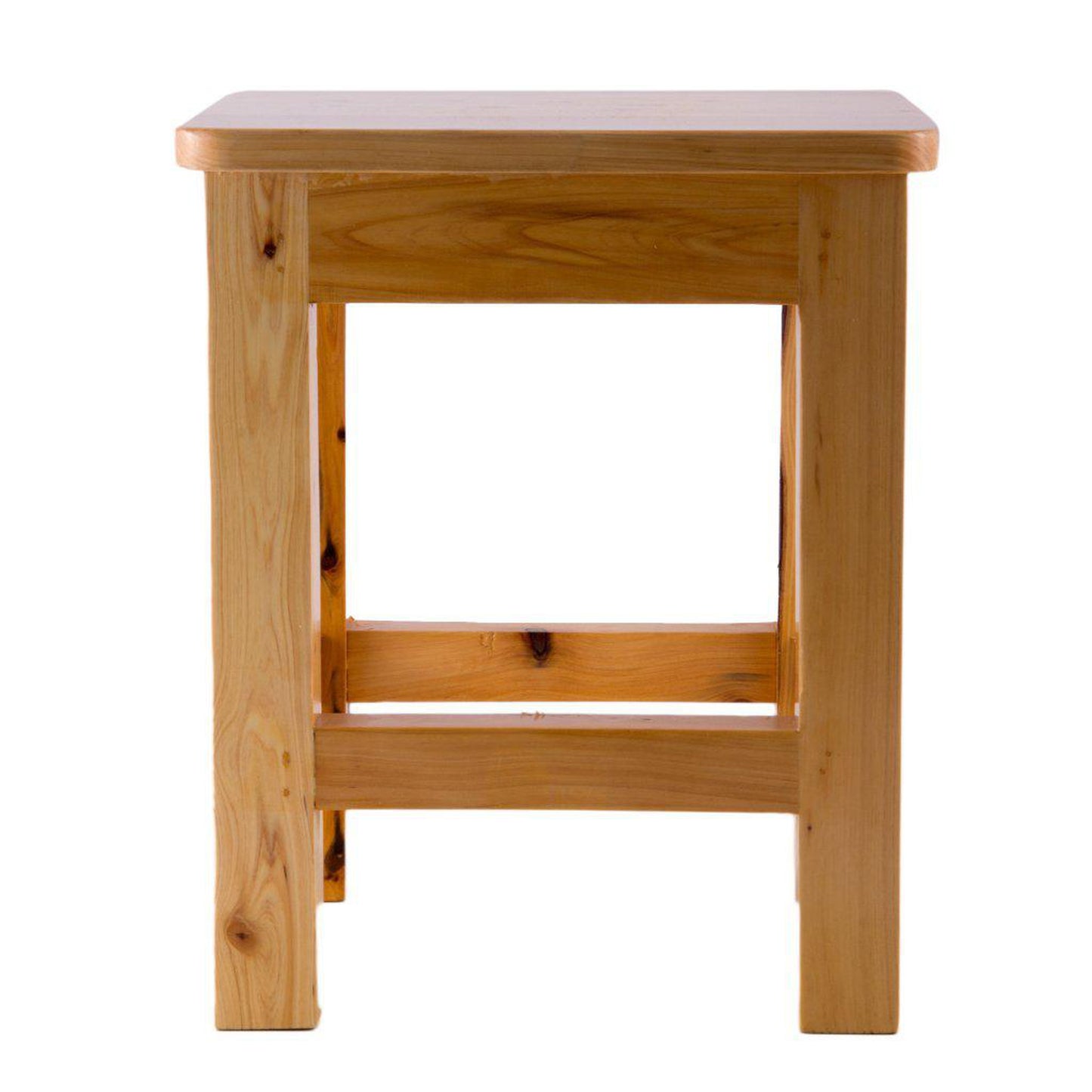 ALFI Brand AB4407 10" Square Wooden Bench/Stool Multi-Purpose Accessory