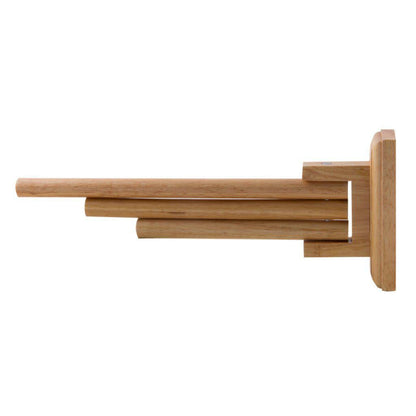 ALFI Brand AB5506 16" Wall-Mounted Triple Rack Wooden Towel Bar