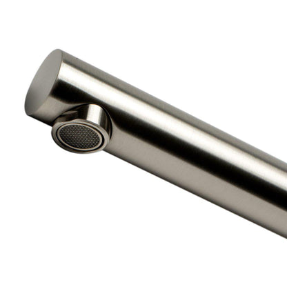 ALFI Brand AB6601-BN Brushed Nickel Wall-Mounted Solid Brass Round Foldable Bathtub Spout